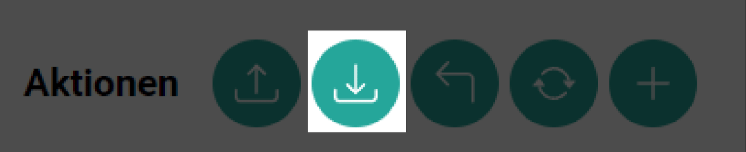 Vollständiger Export-Button