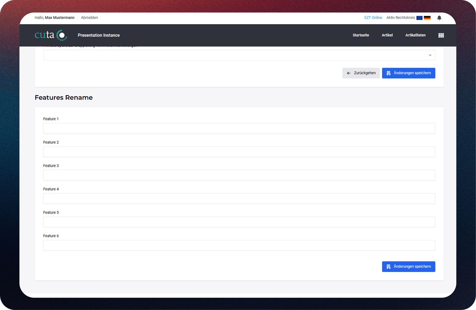 Merkmalfeld umbenennen